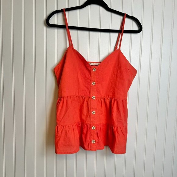 Boutique Tops - NWOT Boutique Red Button Front Sleeveless Top
